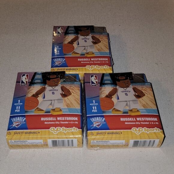 New Russell Westbrook Oklahoma City Thunder # 0 Basketball NBA Minifigure - Picture 3 of 9